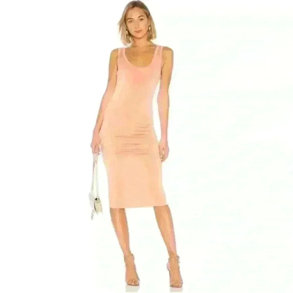 Revolve LA Made Dusty Coral Frankie Dress